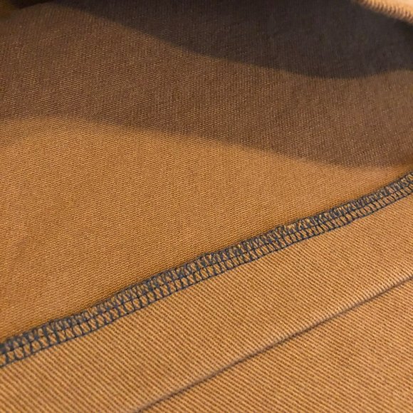 Kensie Pants 14/32 Brown High Waist Wide Leg Pockets Boho Jeans Crop/Ankle - Picture 14 of 14